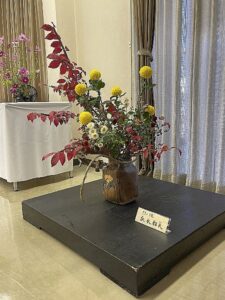 4年ぶりの開催　第24回　八潮市華道展　開催