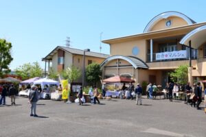 晴天!!草加市柿木の光明寺さんで第7回「お寺deマルシェ」開催!! 2023/4/9