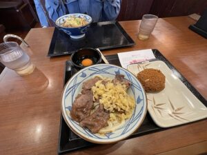 丸亀製麺でお昼を頂くのは初めてかもしれません【今日のランチ/八潮のランチ】